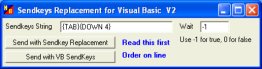 Sendkeys Replacement for Visual Basic
