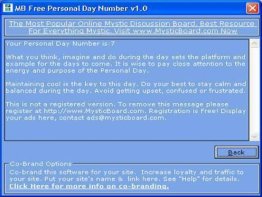 MB Personal Day Number