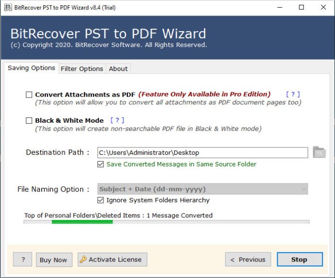 BitRecover PST to PDF Wizard BitRecover PST to PDF Wizard