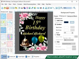 Print birthday card software