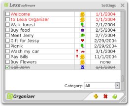 Lexa Organizer