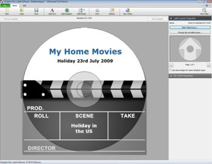 Disketch Professional CD Label Software