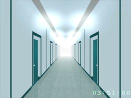3D Matrix Screensaver: the Endless Corridors