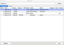 Bank2PDF for Mac