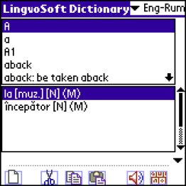 LingvoSoft Talking Dictionary English <-> Romanian for Palm OS