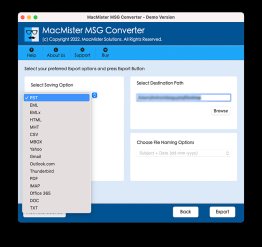 MSG to Yahoo Mail On MacBook