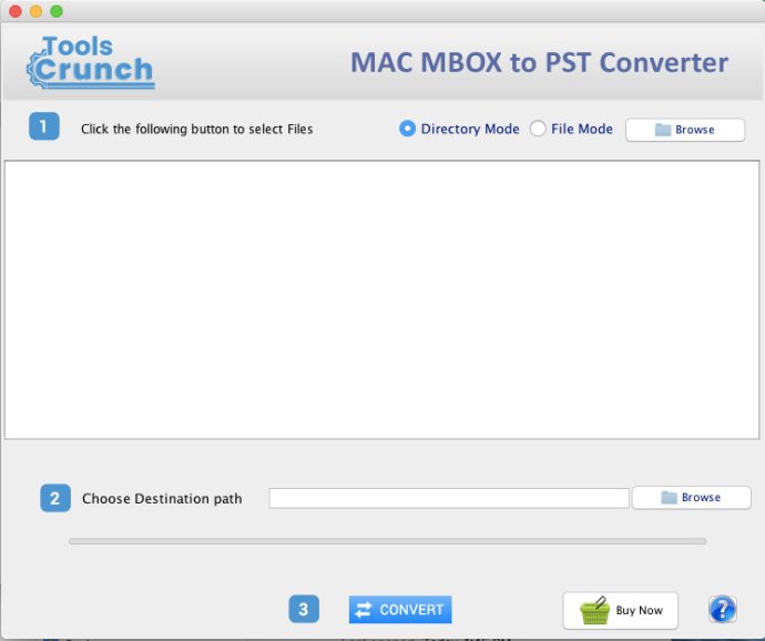 ToolsCrunch MAC MBOX to PST Converter