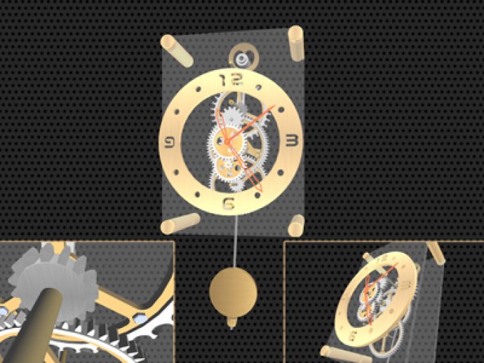 Pendulum Clock 3D Screensaver