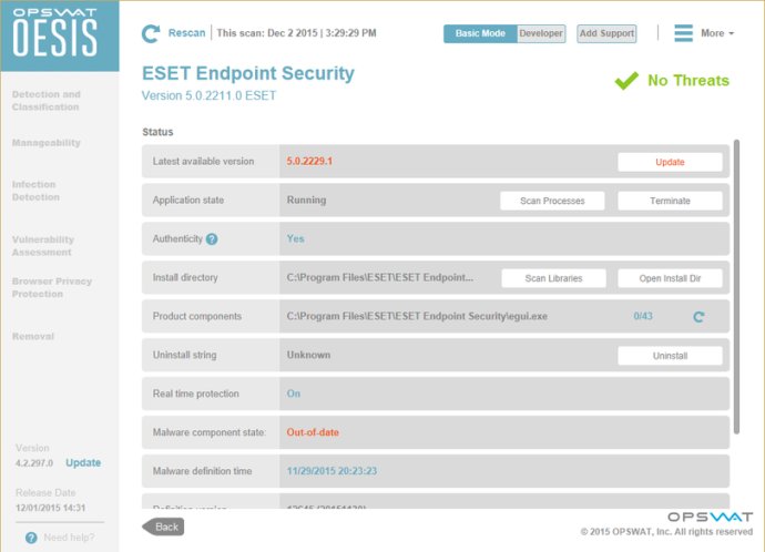 OESIS Endpoint Assessment Tool
