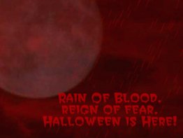 Rain Of Blood Halloween Wallpaper