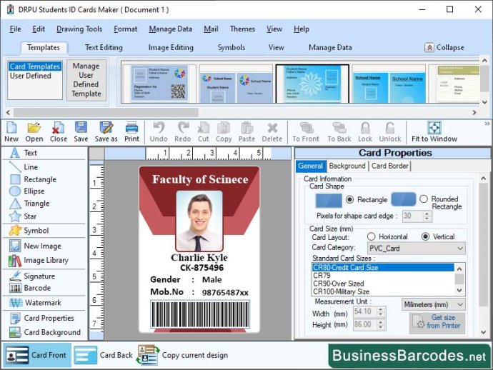 Reliable Student ID Creator Program