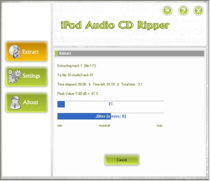 CI iPod Audio CD Ripper
