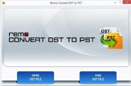 Remo Convert OST to PST