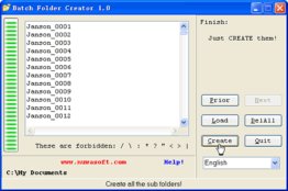Batch Folder Creator