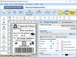 Publishers and Library Barcode Tool