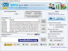 Blackberry Text SMS Program