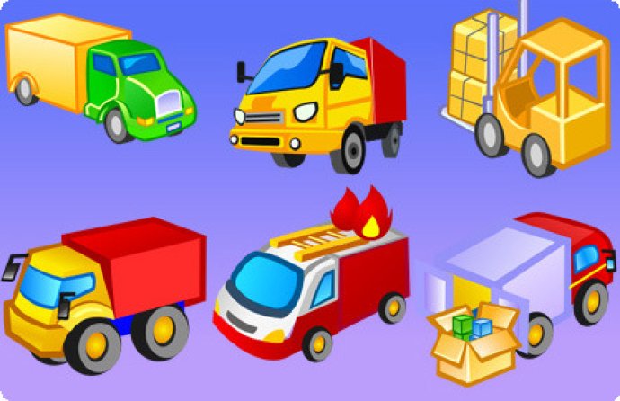 Vector Transport Icons
