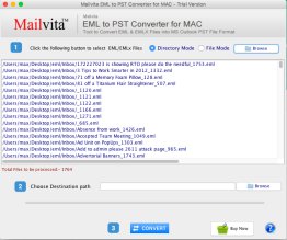 MailVita EML to PST Converter for Mac