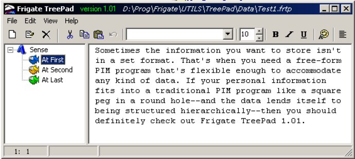 Frigate TreePad