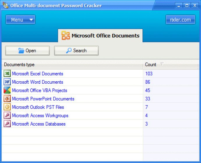 Office MultiDocument Password Cracker