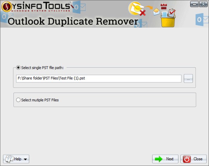 PST Duplicate Email Remover
