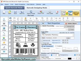 Barcode Software for Healthcare