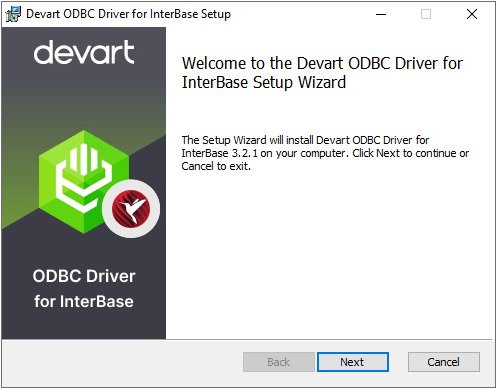 InterBase ODBC Driver by Devart InterBase ODBC Driver by Devart