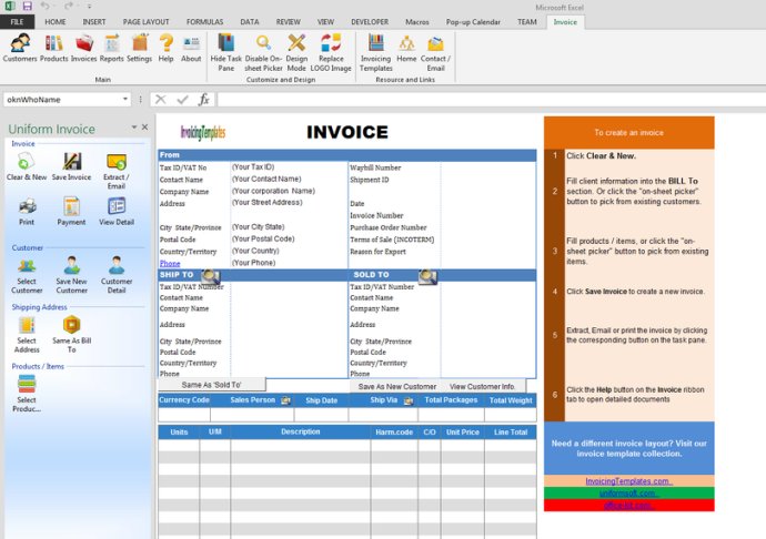 Uniform Invoice Software Net