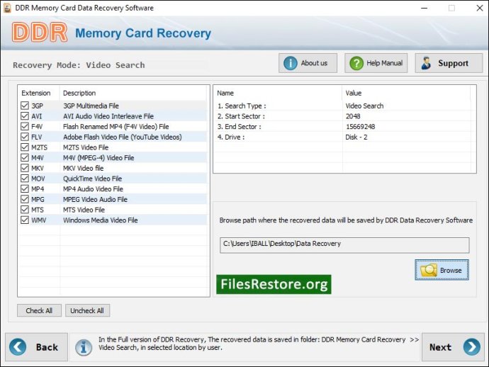 Memory Card File Restore Memory Card File Restore