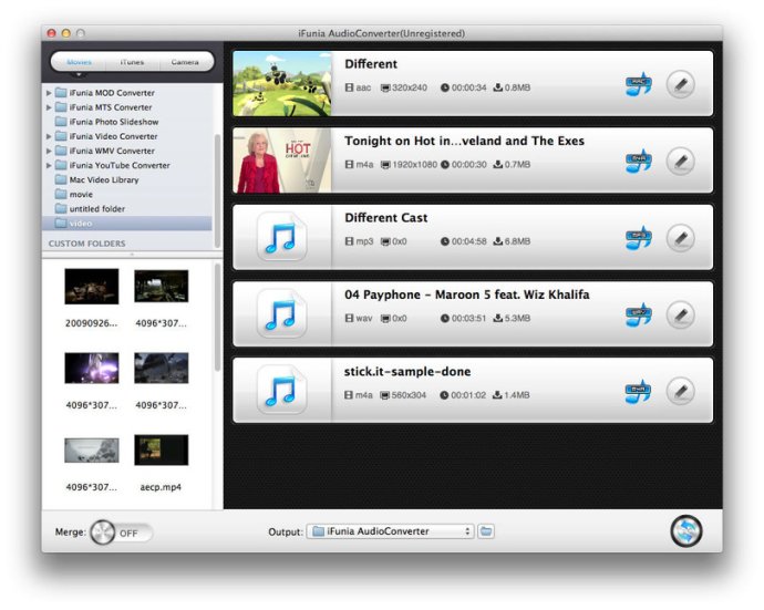 iFunia AudioConverter for Mac