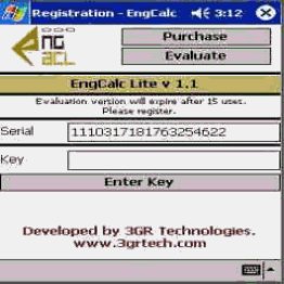 EngCalcLite(HVAC)  - PocketPC Calculator