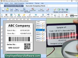 Postal Mail Barcode Software
