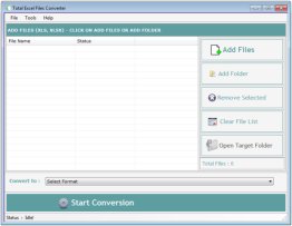 Total Excel Files Converter