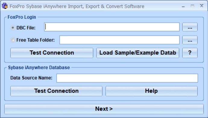 FoxPro Sybase iAnywhere Import, Export & Convert Software