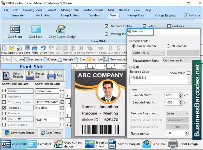 Visitor Id Badge Software for Businesse