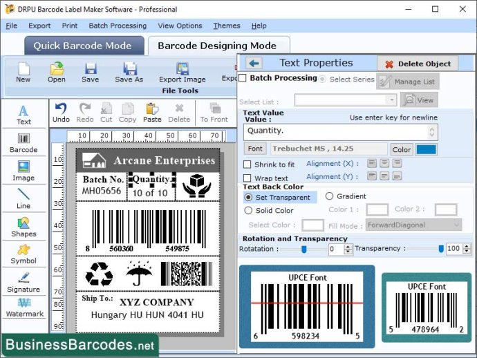 Printing UPCE Barcode Designing Software Printing UPCE Barcode Designing Software
