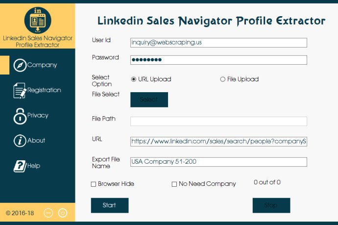 Sales Navigator Extractor For Linkedin