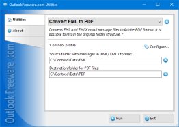 Convert EML to PDF for Outlook