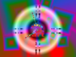 7art Surprise Clock ScreenSaver