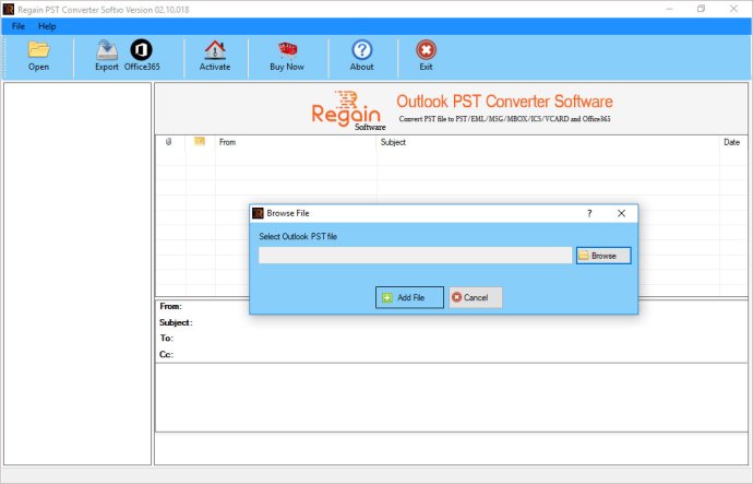 Outlook PST Converter Tool