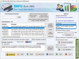 Bulk SMS Program for Multi USB Modem