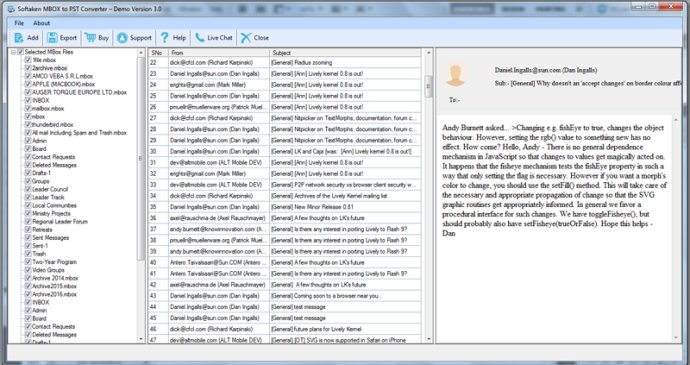 Softaken MBOX to Outlook Converter