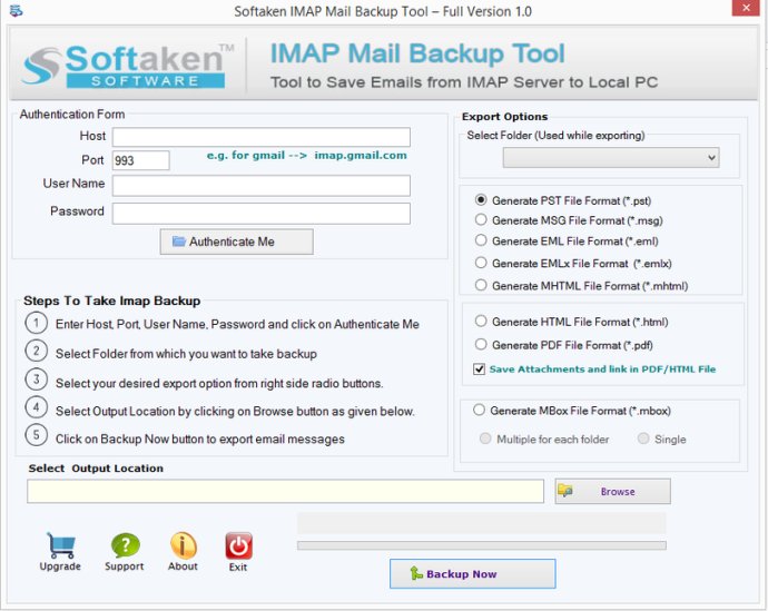 Softaken Cloud Mail Backup