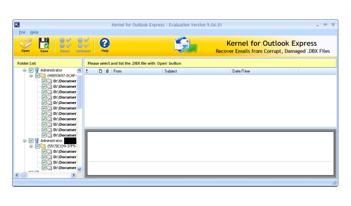 Kernel Outlook Express - Email Recovery