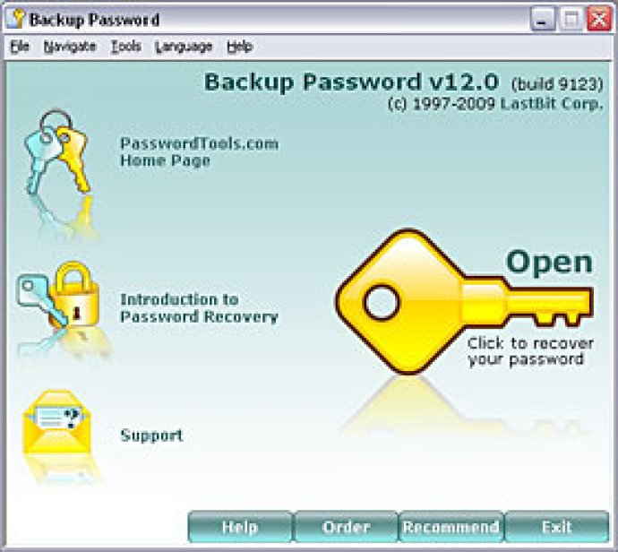 LastBIt Backup Password Recovery