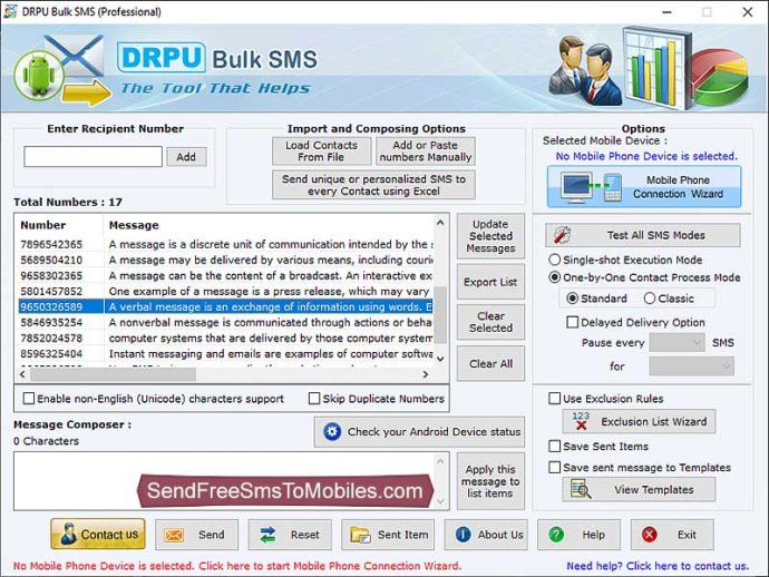 Mobile Bulk SMS Software