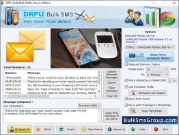 Bulk SMS Multi Mobile Phone