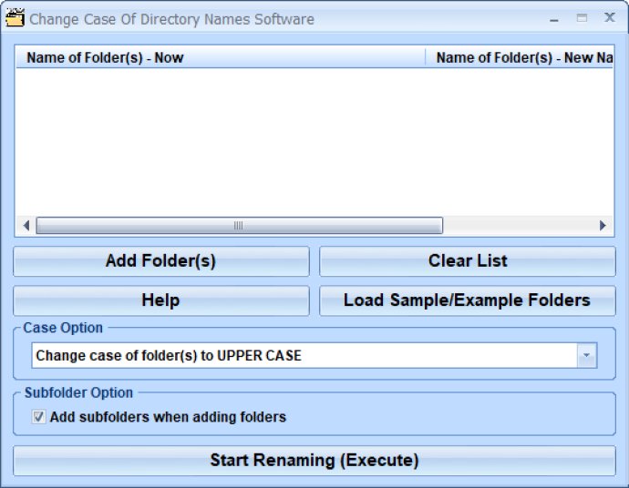 Change Case Of Directory Names Software Change Case Of Directory Names Software