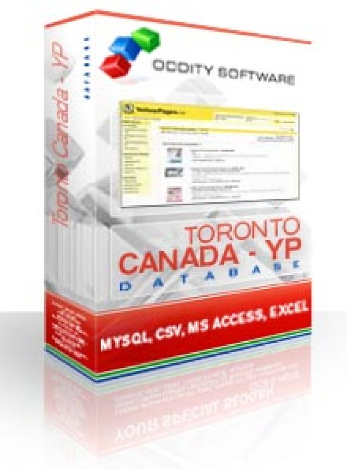 Toronto Canada Yellow Pages Database
