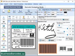 Professional Barcodes Application
